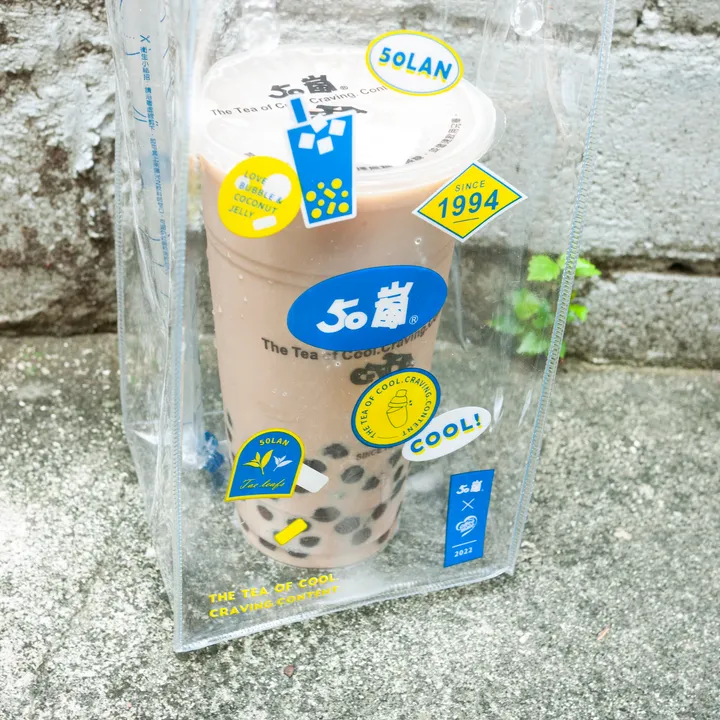 包袋控瘋傳的「50嵐」限量造型飲料提袋
