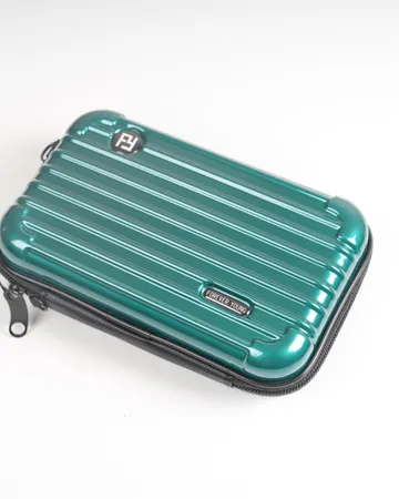 Hard case — A rigid shell that protects fragile items.