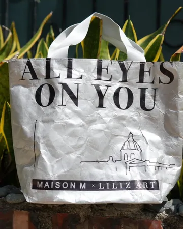 Tyvek Bag — Silver Tyvek