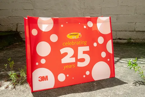 Corporate anniversary event — Non-woven tote, color print