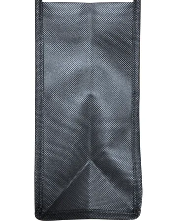 Non-woven Tote — Charcoal, boxed corners